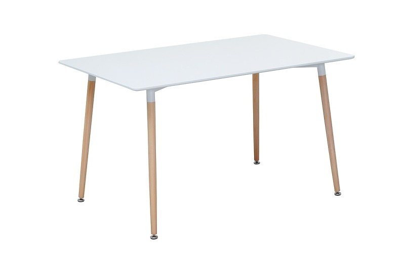 Mesa de jantar NORDIC Branco retangular Mesa de jantar NORDIC Branco retangular