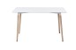 Mesa de jantar NORDIC Branco retangular Mesa de jantar NORDIC Branco retangular