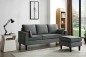 LARIN Chaiselongue Cinzento Reversível LARIN Chaiselongue Cinzento Reversível