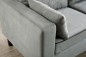 LARIN Chaiselongue Cinzento Reversível LARIN Chaiselongue Cinzento Reversível