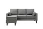 LARIN Chaiselongue Cinzento Reversível LARIN Chaiselongue Cinzento Reversível
