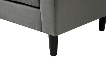 Sofá Chaiselongue de Diseño 3P reversible en color GRIS al MEJOR PRECIO