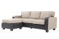 Chaiselongue OSLO Beige Claro Reversible