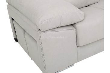 Sofá chaiselonge COPI en elegante color Gris al MEJOR PRECIO