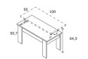 Mesa centro Elevable LOGAN