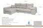 Chaise Longue Esquerda COPI Cinzento Chaise Longue Esquerda COPI Cinzento