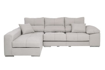 Sofá chaise longue COPI em cinzento elegante ao MELHOR PREÇO