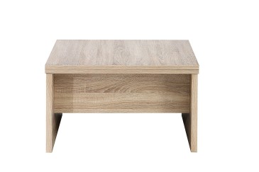 Mesa de centro convertível em mesa de sala de estar 80x80 / 160x80 cm.