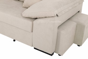 Sofá chaiselonge Cama TOUS Beige al MEJOR PRECIO