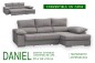 Chaiselongue Cama Derecha DANIEL Gris