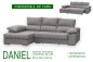 Chaiselongue Cama Izquierda DANIEL Gris