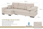 Chaiselongue Cama Izquierda TOUS Beige