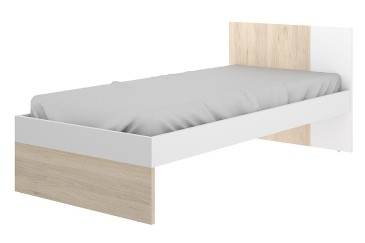 Elegante cama individual de diseño  90x190 con 2 cajones bajo cama