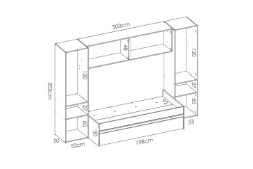 Cama de casal elegante com ponte a um ótimo preço