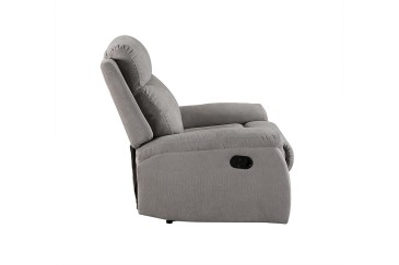 Cadeirão Relax CARLO estofado em cinzento ao MELHOR PREÇO