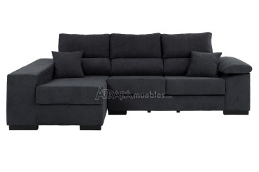 CAYENNE sofá chaise longue em cinzento ao MELHOR PREÇO
