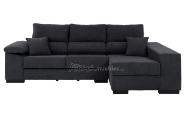 CAYENNE sofá chaise longue em cinzento ao MELHOR PREÇO