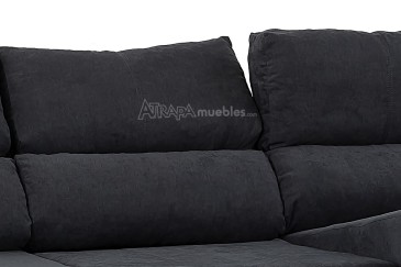 CAYENNE sofá chaise longue em cinzento ao MELHOR PREÇO