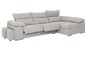 Chaiselongue Derecha GRECIA Gris Claro