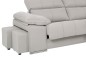 Chaiselongue Derecha GRECIA Gris Claro