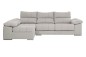 Chaiselongue Izquierda GRECIA Gris Claro