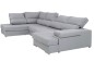 Sofá Chaiselongue Rinconera Izquierda ITALIA Gris (Convertible en Cama)