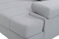 Sofá Chaiselongue Rinconera Izquierda ITALIA Gris (Convertible en Cama)