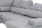 Sofá Chaiselongue Rinconera Izquierda ITALIA Gris (Convertible en Cama)