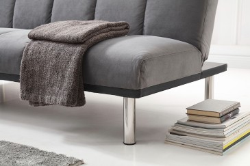 Sofá-cama CLIC CLAC em cor CINZA ao MELHOR PREÇO