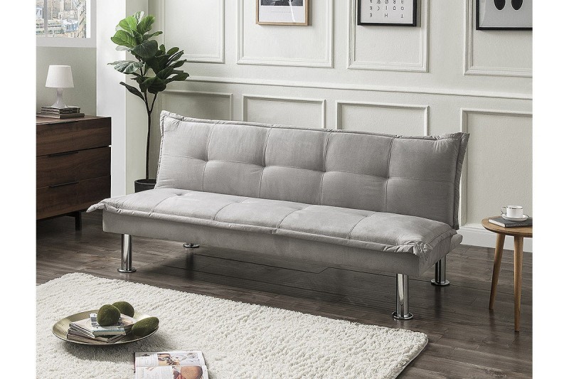 Sofa Cama Comfort Sistema clic clac en gris - Bertolini Colombia