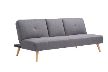 Sofá-cama CLIC CLAC em cor CINZA ao MELHOR PREÇO