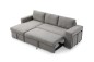 Sofá Chaiselongue Cama MOSCU Gris REVERSIBLE