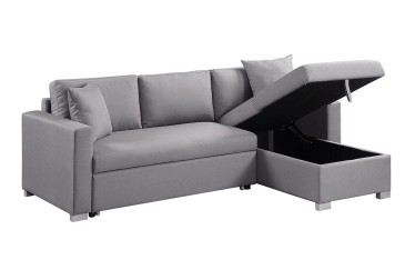 Sofá chaiselonge Cama Gris al MEJOR PRECIO