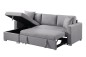 Sofá Chaiselongue Cama LISBOA Gris REVERSIBLE