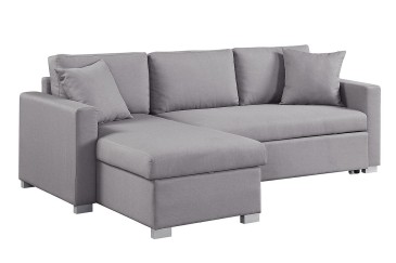 Sofá chaiselonge Cama Gris al MEJOR PRECIO
