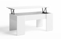 Mesa centro Elevable LOW Blanco Mate