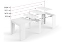Mesa Consola extensible 4 en 1 ARTIC