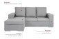 Chaiselongue CANYON Gris Reversible