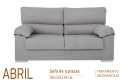 Conjunto de Sofás 3+2 Plazas ABRIL Gris Nido