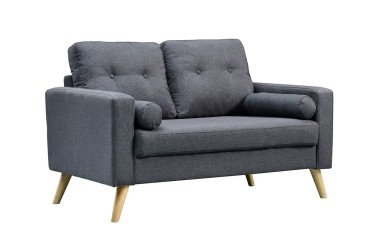 Conjunto de sofá de 3+2 lugares ALVIN cinzento ao MELHOR PREÇO