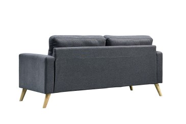 Conjunto de sofá de 3+2 lugares ALVIN cinzento ao MELHOR PREÇO