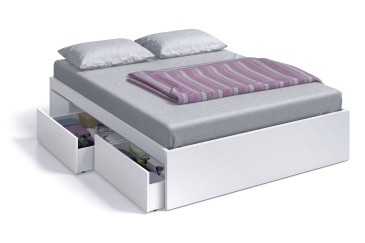 Cama de 150 con 4 cajones KENDRA  al Mejor Precio de Internet