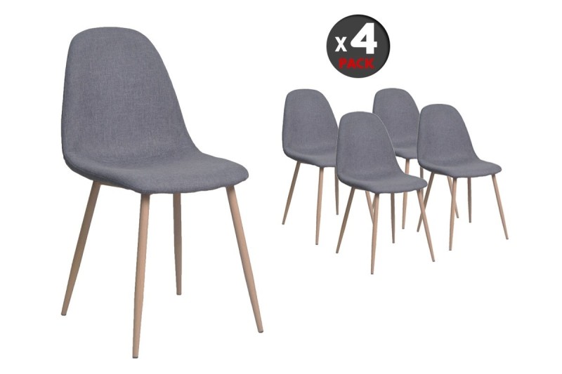 4 sillas IENA Gris 39 € /u.