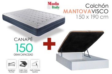 Canapé EKO + colchón de 150X190 al MEJOR PRECIO