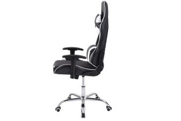 Cadeirão GAMING em preto e branco