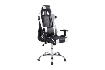 Cadeirão GAMING em preto e branco