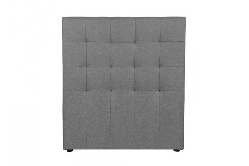 Cabecero de cama CAPITONE Tela Gris 100x115