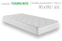 Colchón YOUNG BOX Muelles Ensacados y Visco 90x190