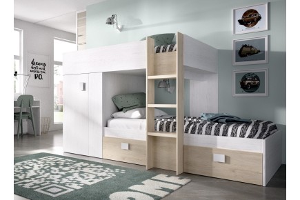 Camas tren y literas  Dormitorio juvenil ➤ MONDO CONVENIENZA