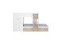 Cama Tren GROE Artik/Grafito (Reversible)